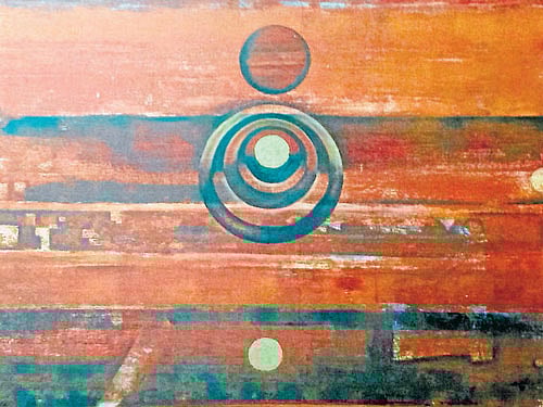 Artist Ekta Jain draws inspiration from S H Raza's circles and meditative mode and Picasso's cubism.