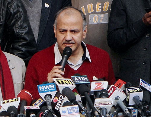 Sisodia to LG: Delhi govt accountable to people, not MHA