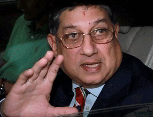 N Srinivasan. PTI file photo