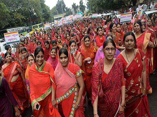 JAIN COMMUNITY MEMBERS PROTEST, file photo