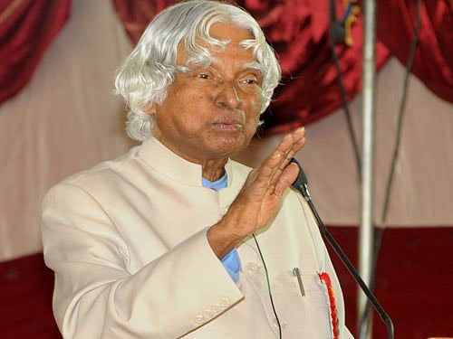 Late President A P J Abdul Kalam. DH file photo