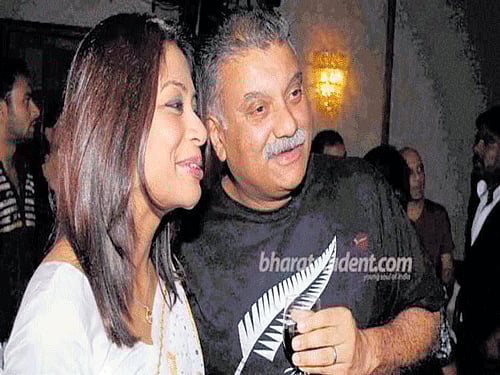 Peter Mukerjea with Indrani  Mukerjea, pti file photo