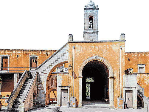the Agia Triada Monastery.