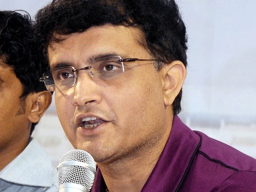 Sourav Ganguly. PTI file photo
