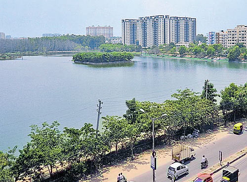The present status of encroachments and their survey numbers have been identified on the sketches. Adharsh developers, Divyashree tech park have also been named encroachers. DH File Photo for representation purpose
