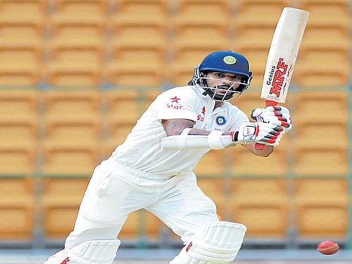 Skipper Shikhar Dhawan. DH file photo