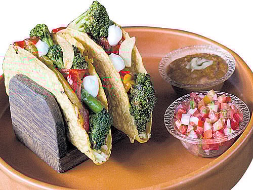 healthy Smokey chipotle charred broccoli and green beans.