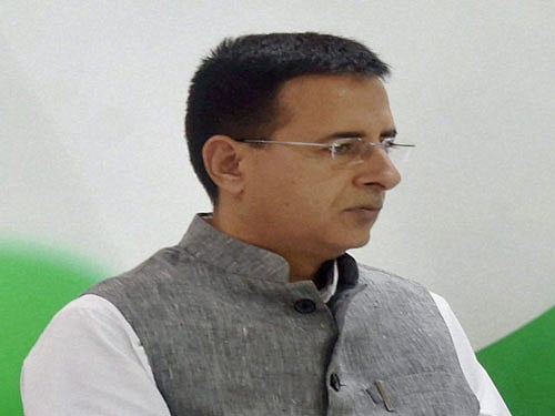 Congress chief spokesperson Randeep Surjewala. PTI File Photo.