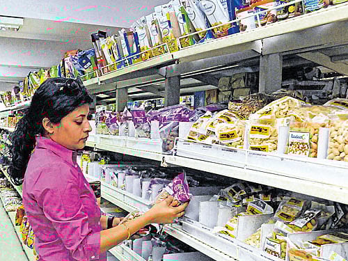 Preferred Many still like to go to a store and pick up their supplies.  dh photo by sk dinesh