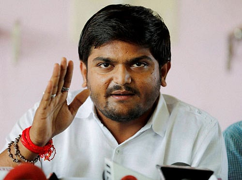 Patel quota stir leader Hardik Patel. PTI