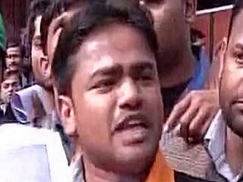 DCP (New Delhi) Jatin Narwal said that Vishnu Gupta is being questioned but did not disclose any further details. Screen Grab