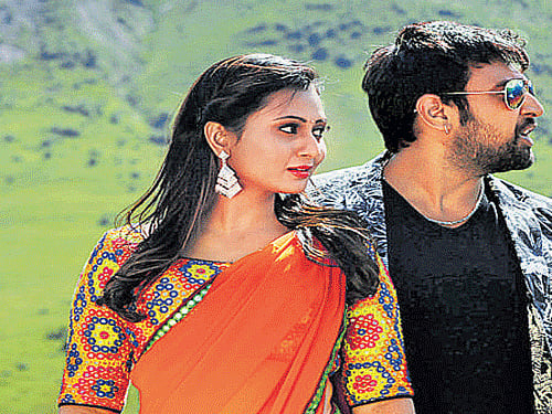 Chiranjeevi Sarja and Amulya in Ram Leela