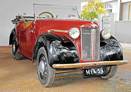 The 1940 Austin 8 Tourer. DH PHOTOS BY SK DINESH