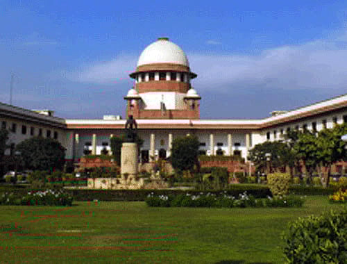 A bench comprising Justices Dipak Misra and Prafulla C Pant distinguished between 'judicial separation' and 'decree of divorce' and said that the woman, if not divorced, will have the right to seek 'stridhan' from the custodians which may include her estranged husband and his family members. DH File Photo.