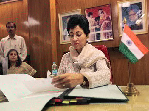 Kumari Selja, pti file photo