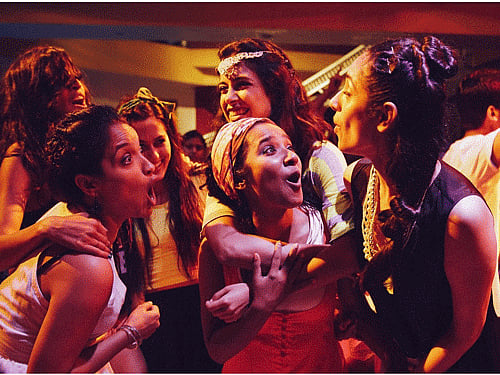 A scene from the film