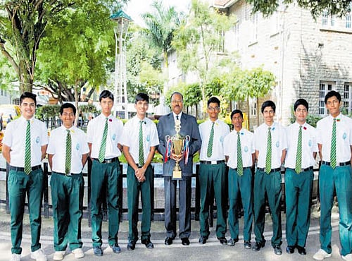 The team from the Bishop Cotton Boys' School which was  adjudged the 'Best Delegation' in the Ivy League United  Nations Conference held in New Delhi.