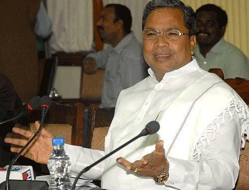 Chief Minister Siddaramaiah. DH file photo