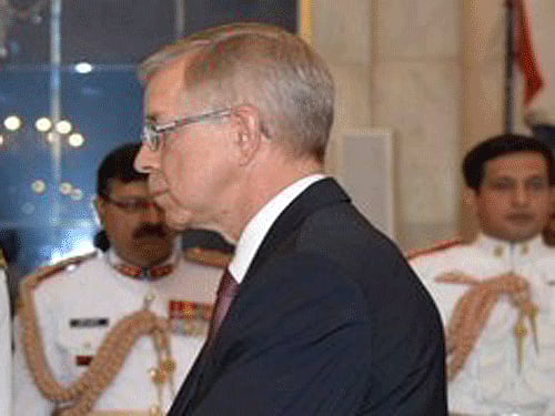 Newly-appointed ambassador of European Union Tomasz Kozlowski. Image courtesy Twitter.