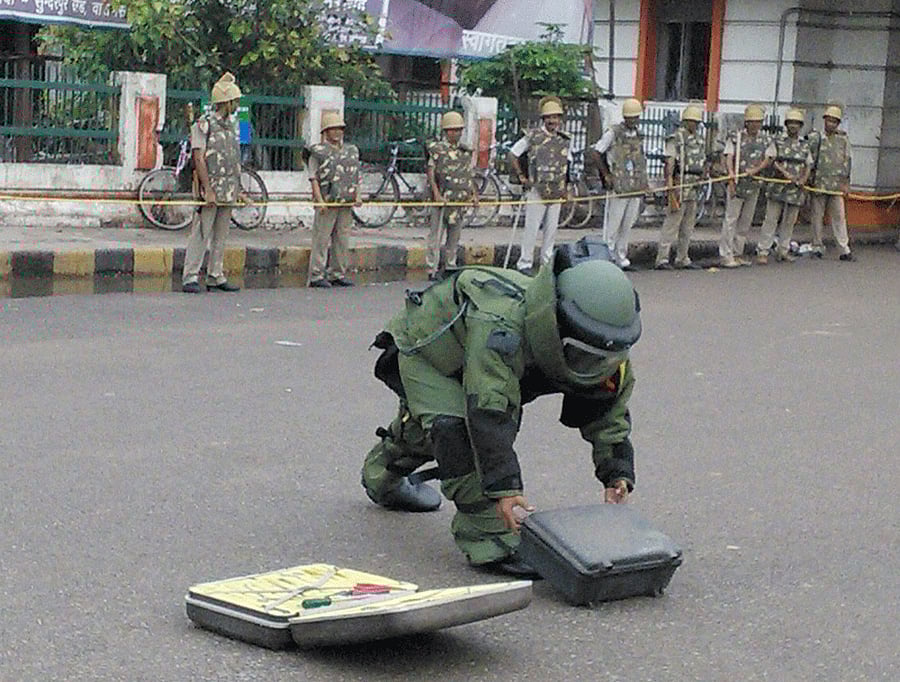 According to the police, the principal of the school received a phone call around 2.45 pm, and the caller claimed that a bomb was planted inside the school and would explode at 3.30 pm. PTI file photo. For representation purpose