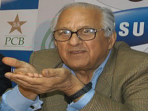 Pakistan Cricket Board Chairman Shaharyar Khan. DH File Photo.