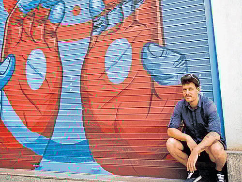 creative colours Jerome Chifumi at Church Street Social.