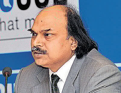 Professor Ram Upendra Das at the DH Dialogue on Saturday. DH Photo