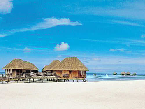 blue view A view of Kani Island. PHOTOs by the author