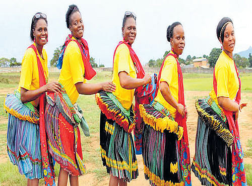 TRADITIONALA performance of 'xibelani', an indeginous dance form of South Africa.