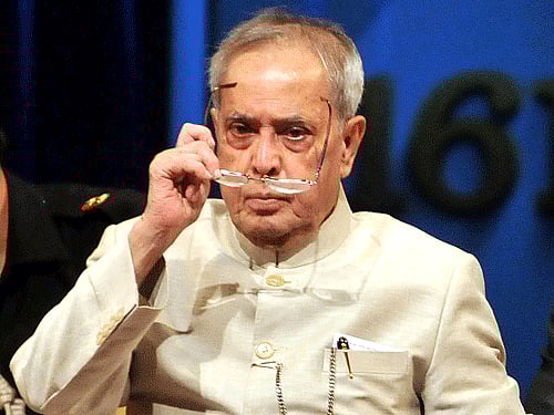 President Pranab Mukherjee. PTI file photo