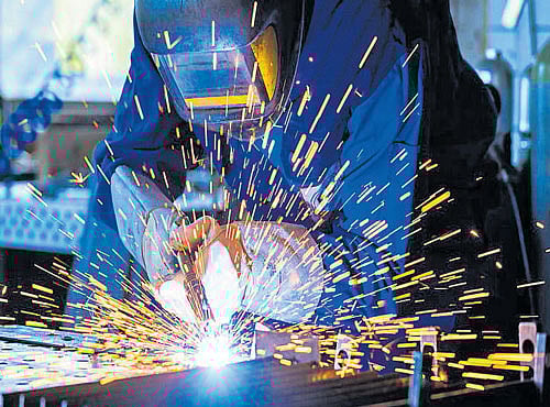 Painting a gloomier picture, the survey said that the rate of decline was the sharpest in almost seven years. Reuters file photo