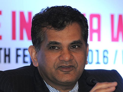 Prime Minister Narendra Modi is Chairman of Niti Aayog. DH File photo