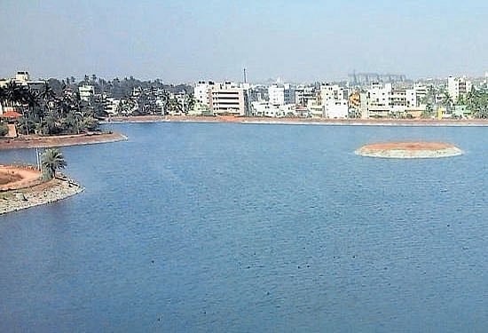 The committee is not targeting only big names who have encroached lakes. Notices are being issued to all the encroachers. dh photo