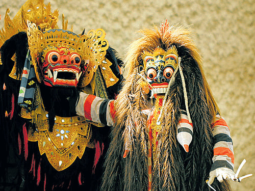 Characters of Barong and Rangda