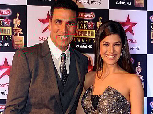 Actors Akshay Kumar and Nimrat Kaur. PTI file photo