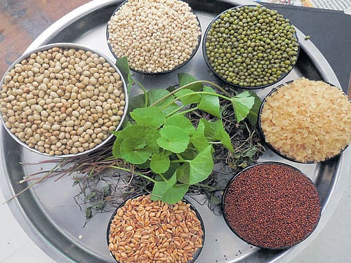 Ingredients used in the products of GP enterprises, Sirsi.