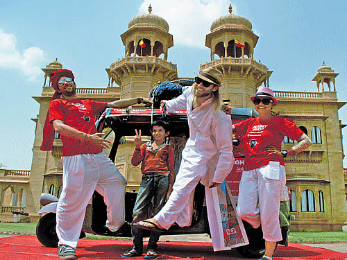 ON HER TERMS Rutavi at her first Rickshaw Run.