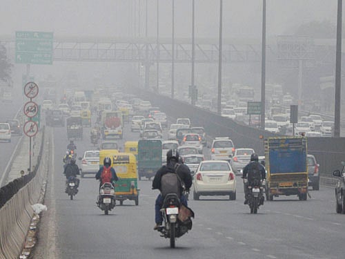 Cold conditions prevailed in north India today with mercury in moutaineous regions hovering several notches below normal even as fog caused cancellation of 45 trains and delay of at least 14 others. PTI Photo