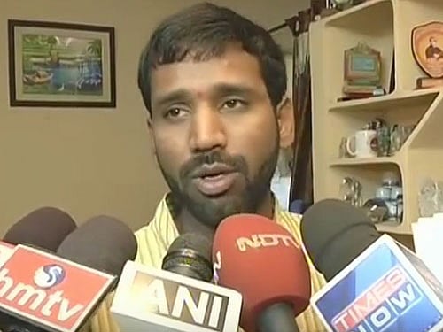 ABVP leader Nandanam Susheel Kumar, screen grab