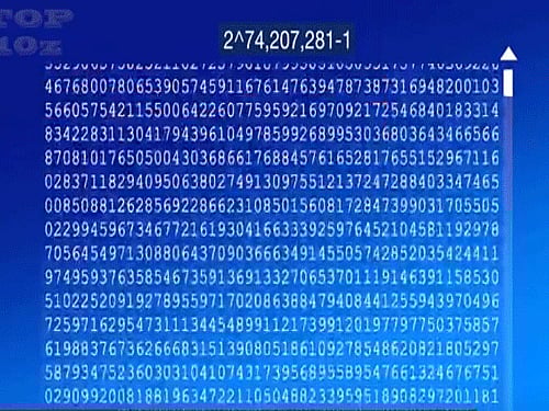 The find came after a month of number crunching on a single Intel based PC. Interestingly, the PC tried to notify Cooper and his team about the find back in September last year, but a glitch prevented it from being sent. Scree grab.