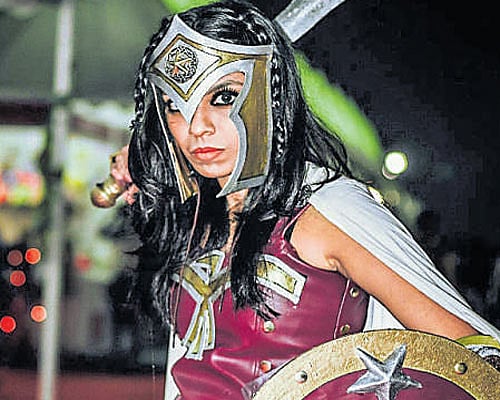 Anjali Das , Grand Prize winner at Delhi Comic Con 2015. DH&#8200;PHOTOS