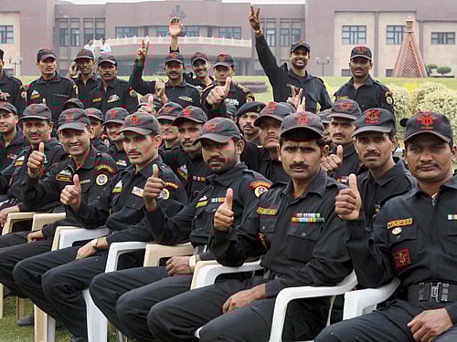 NSG commandos, pti file photo