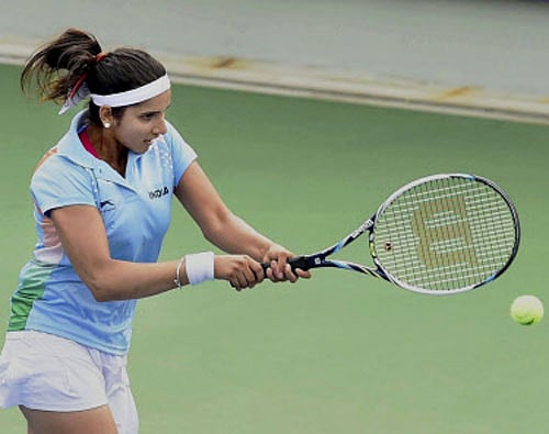 Sania Mirza, pti file photo
