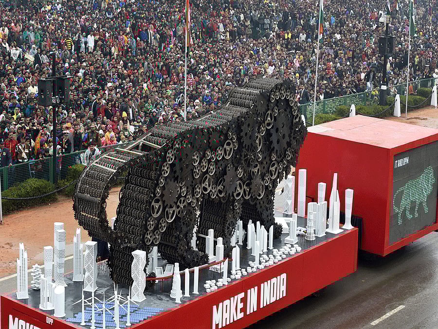 Govt's flagship schemes showcased at Rajpath