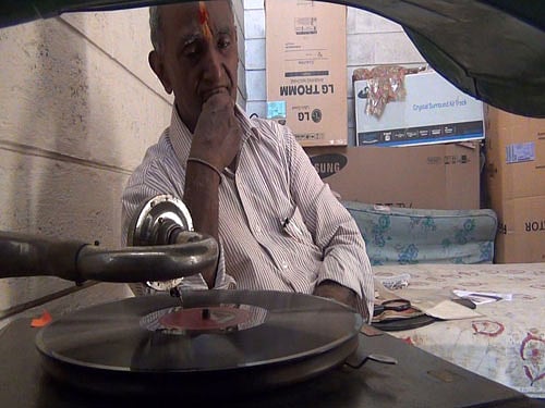 One of Murthy's most prized collection is a speech made by Gandhiji just after his first visit to Mysore state. It was recorded in Madras and processed in London.