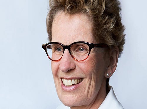 Canadian leader and Ontario premier Kathleen Wynne. Picture courtesy Twitter