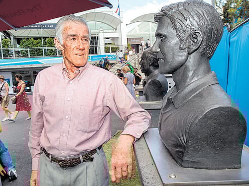 evergreen: Ken Rosewall enjoyed an amazingly long career, winning eight Grand Slam singles titles. But the Australian never won a Wimbledon, much to his distress. NYT