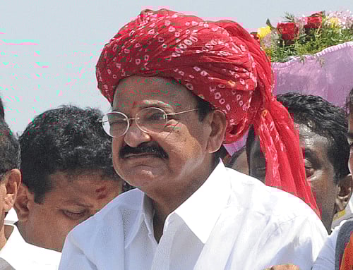 Venkaiah Naidu , dh file photo