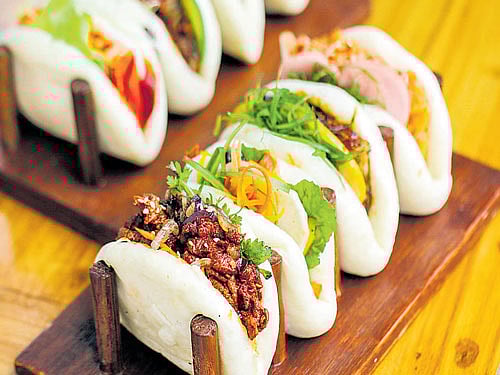 A sampling of open baos.