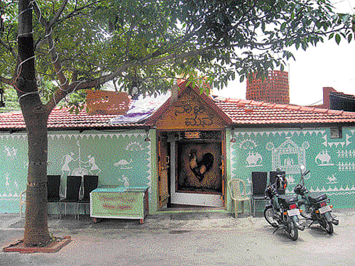 nostalgic A view of the old building of 'Naati Manae'.